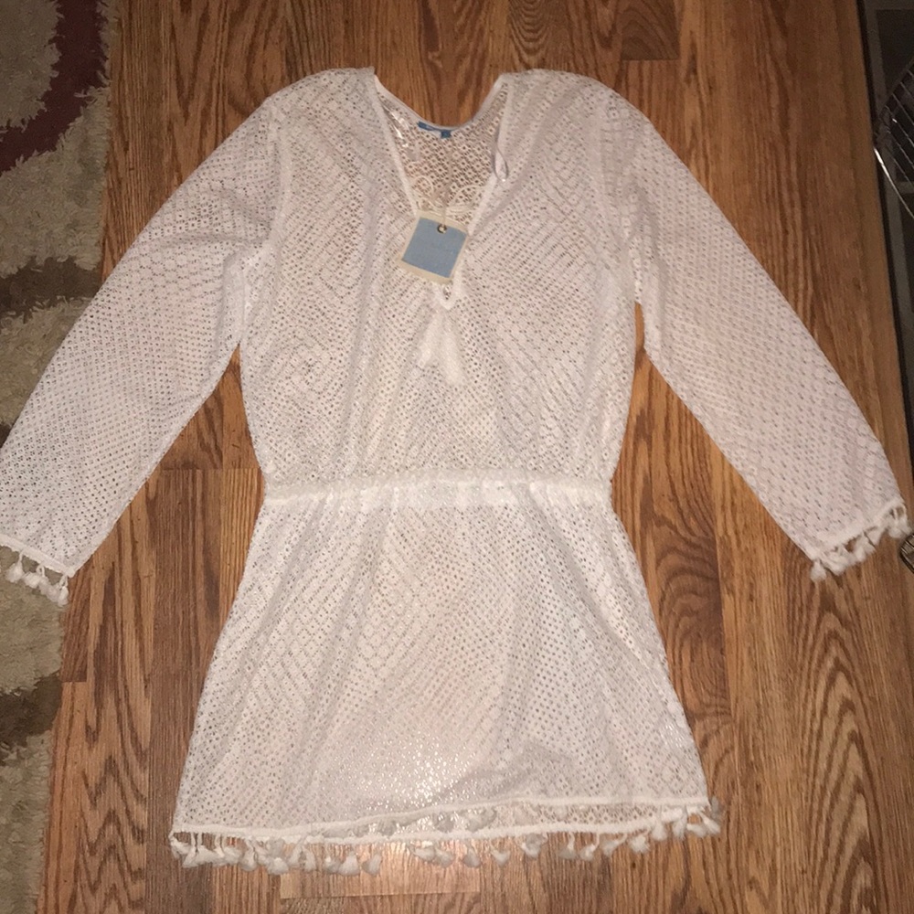 Blue Island beach cover up